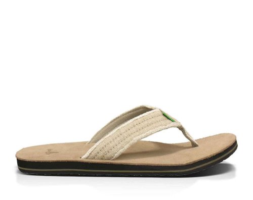 Tong Sanuk Fraid Not Homme - Kaki RHQFCS907